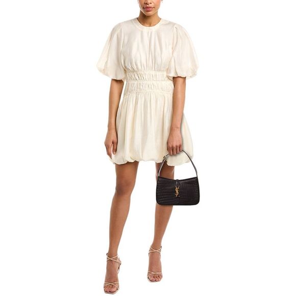 Saint Laurent Le 5 A 7 Croc-Embossed Leather Hobo Bag, Black - Picture 4 of 5